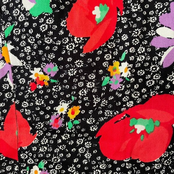 Vintage Floral Mini Dress - Picture 3 of 4